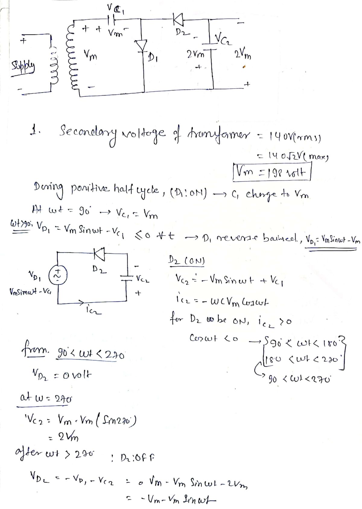 Electrical Engineering homework question answer, step 1, image 1